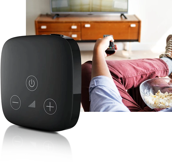 Acessório de TV Connector para aparelho auditivo